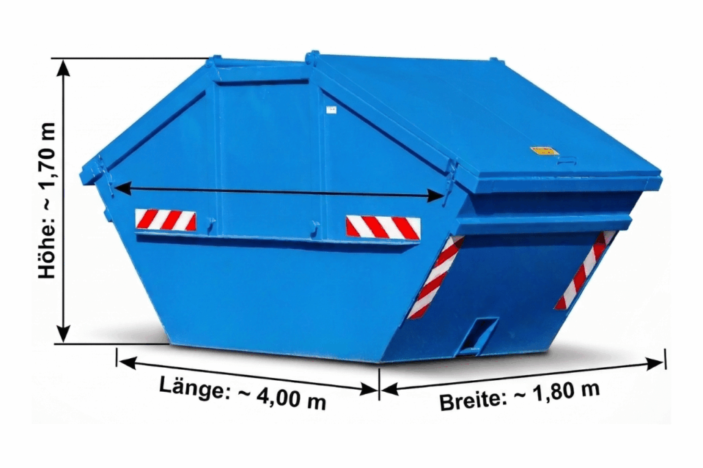 10 m³ Absetzkippermulde – Container mieten in Beckum
